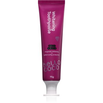 hello coco Whitening Toothpaste Grape pasta de dinti pentru albire cu aromă